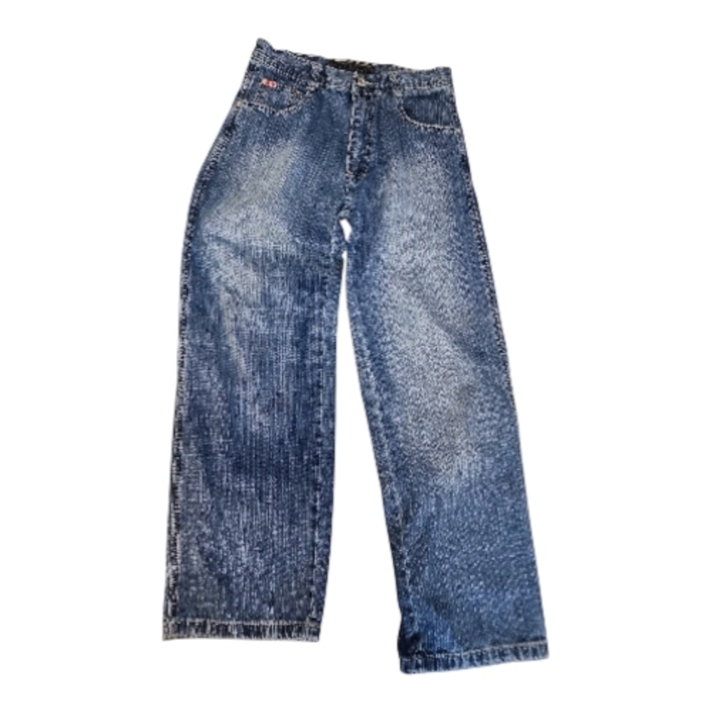 SOUTH POLE | Boy's Y2K Light Wash Straight Leg Blue Denim Baggy 3180 Jeans |‎ 16